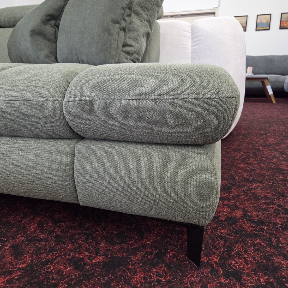 Big Sofa Megasofa XXL Sofa 3-Sitzer 3erSofa in Grün – Bild 5