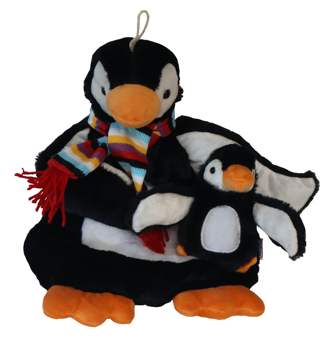 Wärmflasche Pinguin Plüschtier 0,8 L Gummi-Wärmflasche Kuscheltier Wärmkissen Körnerkissen Baby by Sänger – Bild 2