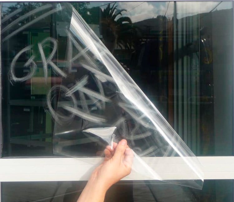 3M AG4 Anti-Graffiti Folie Kratzschutzfolie – Bild 5
