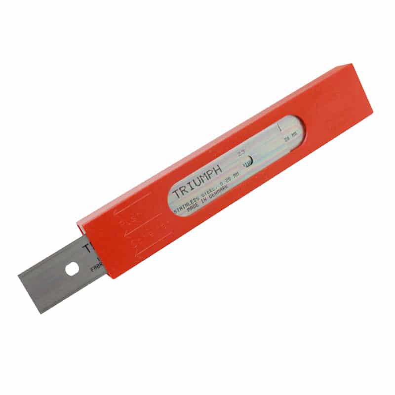 Triumph Edelstahl Schaberklingen Rot – Bild 2