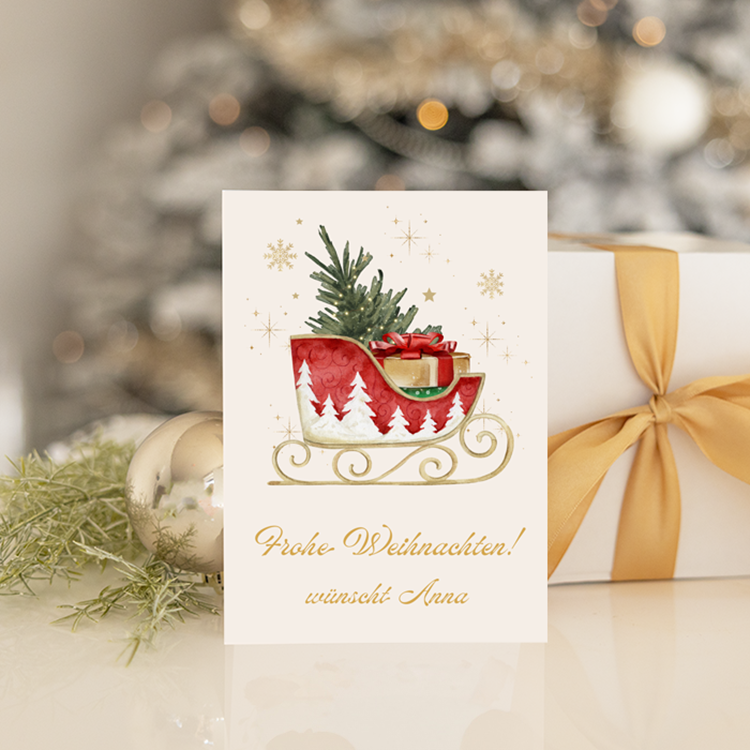 Weingläser mit Gravur 2 Stück, Weihnachten – Bild 5